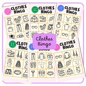 Clothes Bingo