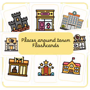 Place Around Town Flashcards